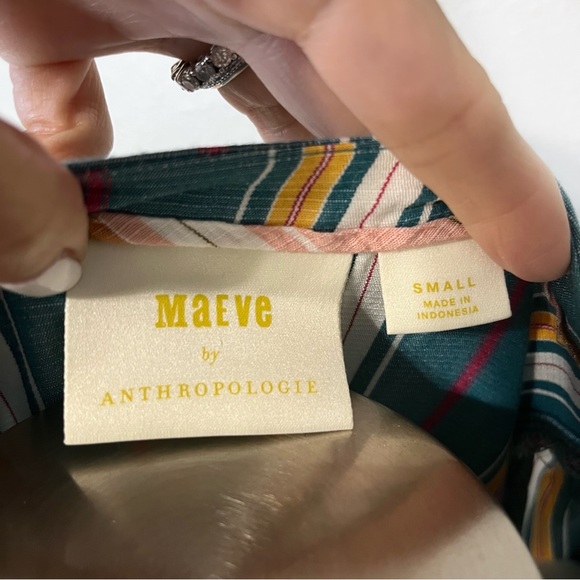 Maeve Women’s Byron Striped Blouse Size Small - Picture 5 of 5